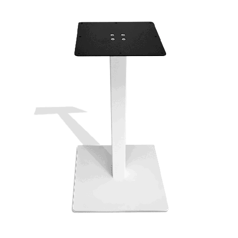 Металлическое подстолье для стола Стим белое