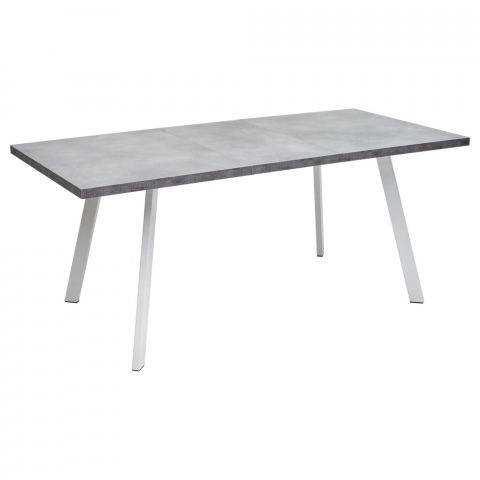 Стол BRICK M 140 Бетон Портленд Белый