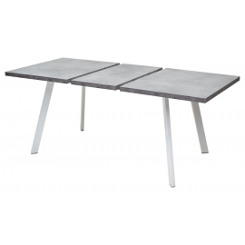 Стол BRICK M 140 Бетон Портленд Белый