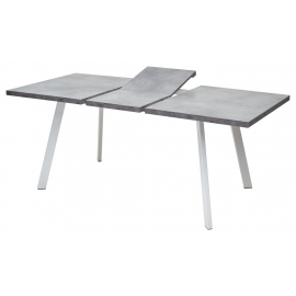 Стол BRICK M 140 Бетон Портленд Белый