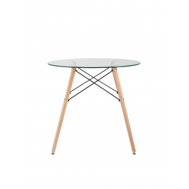 Стол DSW D80 стеклянный