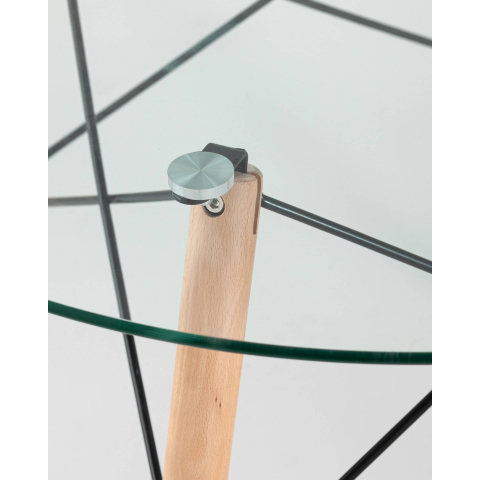 Стол DSW D80 стеклянный