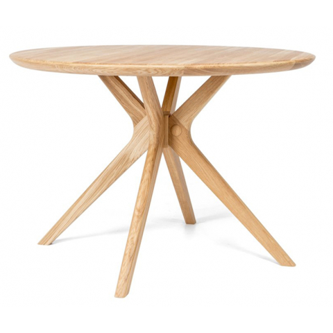 Деревянный стол Элизабет d=950 мм цвет натуральный