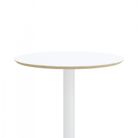 Стол Frank круглый белый D=700 мм