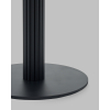 Стол круглый Фризбин D90, столешница МДФ сегни темный, основание металл черный