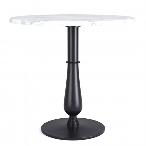 Стол Milan W круглый d=800 мм цвет мрамор