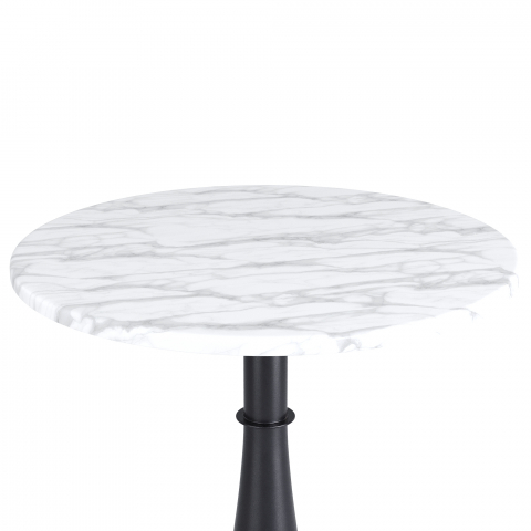 Стол Milan W круглый d=800 мм цвет мрамор