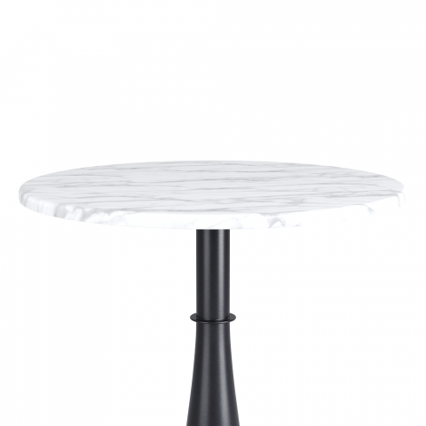Стол Milan W круглый d=800 мм цвет мрамор