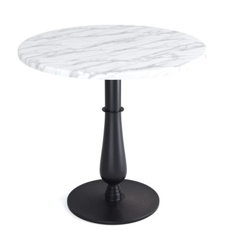 Стол Milan W круглый d=800 мм цвет мрамор