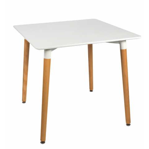 Стол Осло квадратный на деревянных ножках