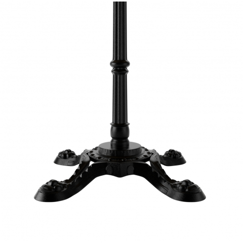 Стол Paris W d=800 мм цвет мраморный караджабей / латунь кромка из металла