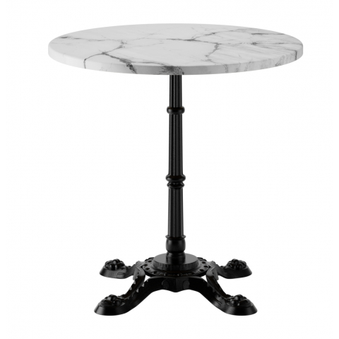 Стол Paris W d=800 мм цвет Мраморный опиум