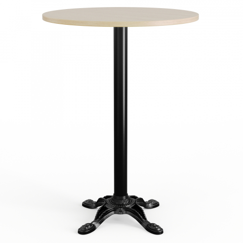 Барный стол Parma d=800 мм цвет дуб Сонома