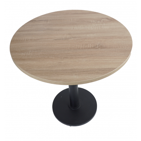 Стол Порто круг столешница ЛДСП d=700 мм цвет дуб сонома