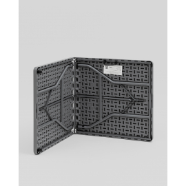 Стол-чемодан складной 152*74*74 серый