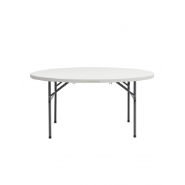 Стол складной круглый Кейт 150 белый