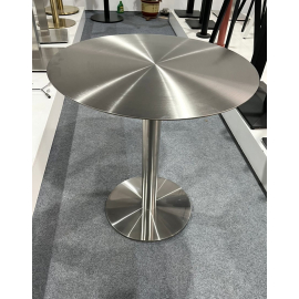 Стол Тампа круг d=600 мм нержавеющая сталь