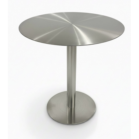 Стол Тампа круг d=600 мм нержавеющая сталь
