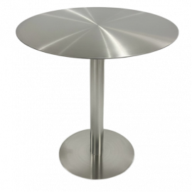 Стол Тампа круг d=600 мм нержавеющая сталь