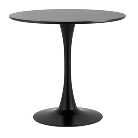 Стол Tulip D80 черный