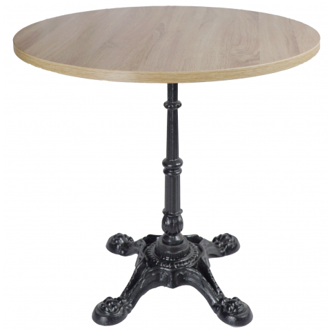 Стол Портлэнд круг столешница ЛДСП d=700 мм цвет дуб сонома