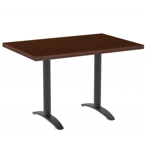 Стол Рим двойной ЛДСП цвет венге