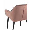 Стул Алекса велюр пыльно-розовый