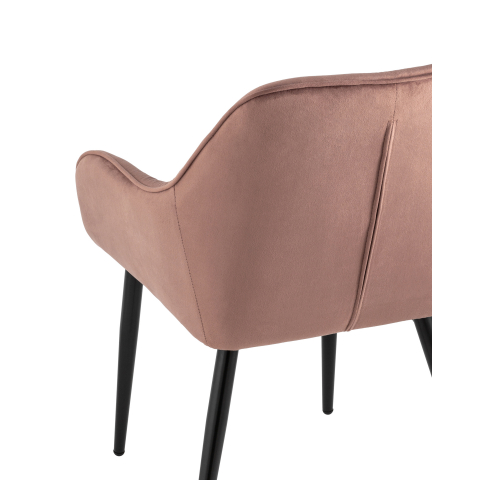 Стул Алекса велюр пыльно-розовый