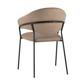 Стул Алексис искусственная замша мокко