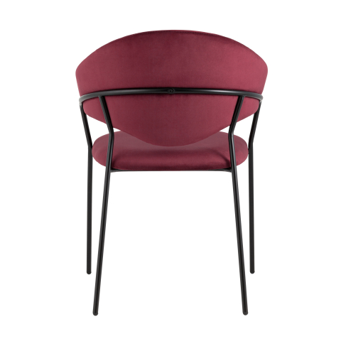 Стул Алексис велюр винный