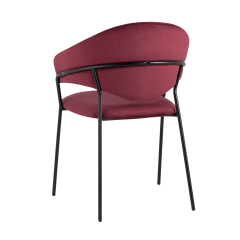 Стул Алексис велюр винный