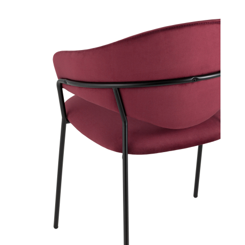 Стул Алексис велюр винный
