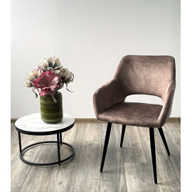 Стул ALLY VBP-208 античный серо-бежевый