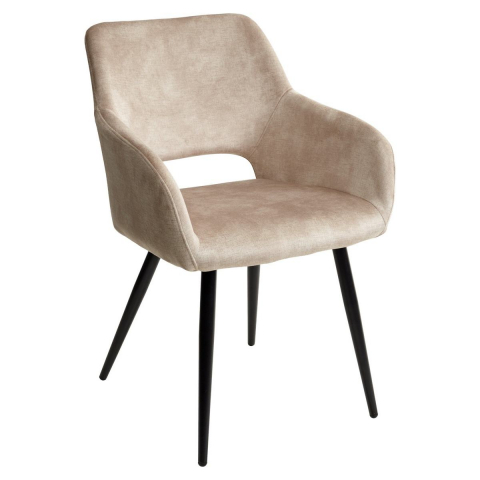 Стул ALLY VBP-210 античный бежевый/ черный каркас