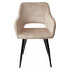 Стул ALLY VBP-210 античный бежевый/ черный каркас