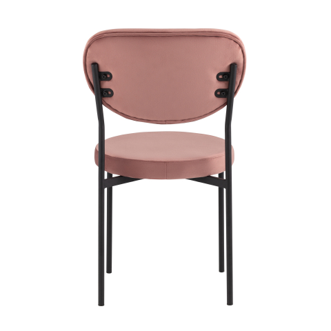 Стул Барбара велюр пыльно-розовый