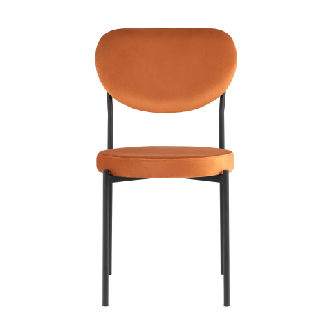 Стул Барбара велюр терракотовый