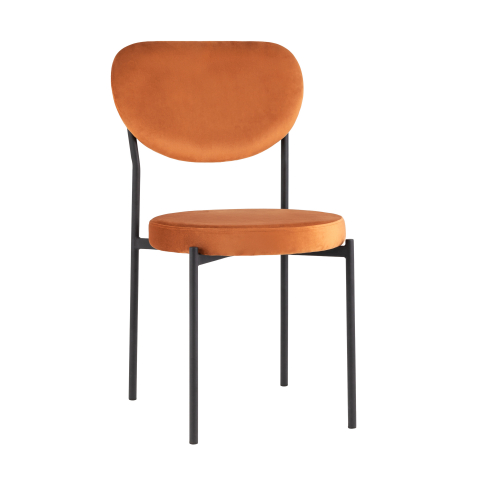 Стул Барбара велюр терракотовый