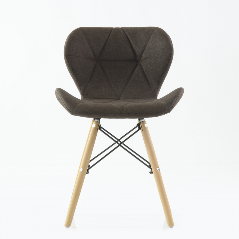 Стул Perfecto ткань рогожка темно-коричневая FB 061-20