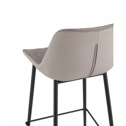 Стул барный Arch экокожа серый
