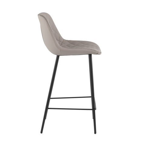 Стул барный Arch экокожа серый