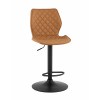 Стул барный Dome экокожа коричневый 2 шт