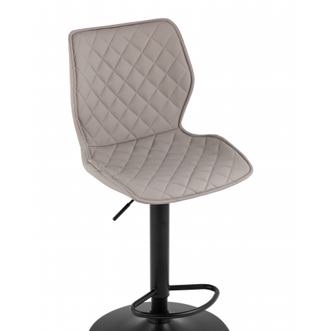 Стул барный Dome экокожа серый
