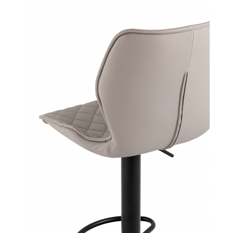 Стул барный Dome экокожа серый