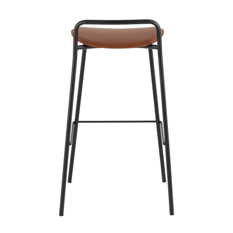 Стул барный Mantis экокожа коричневый