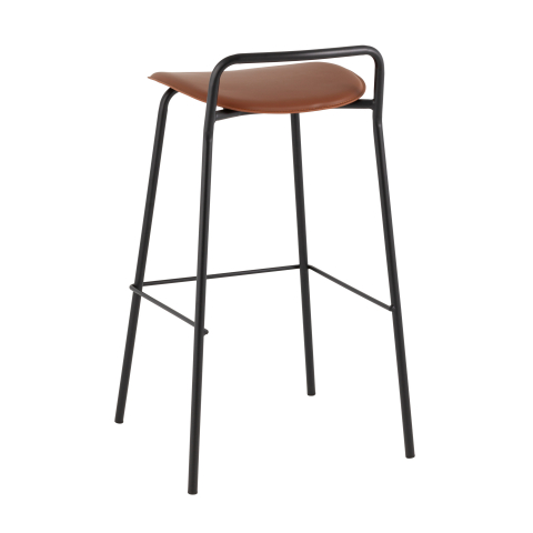 Стул барный Mantis экокожа коричневый