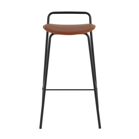 Стул барный Mantis экокожа коричневый