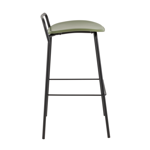Стул барный Mantis экокожа зеленый