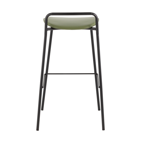 Стул барный Mantis экокожа зеленый