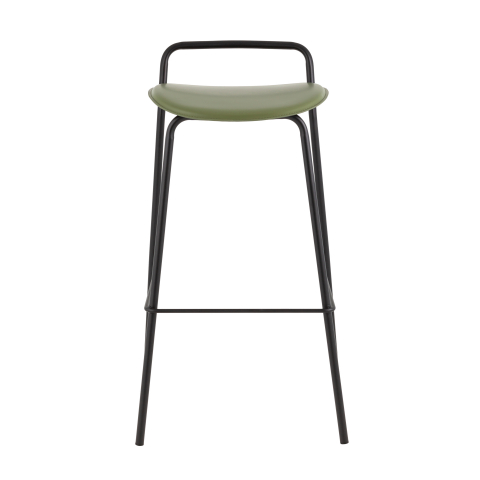 Стул барный Mantis экокожа зеленый